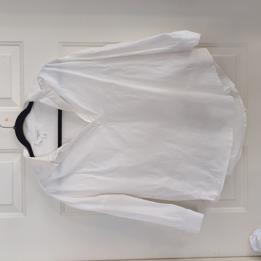 Tuckernuck Pomander Place Popover White Blouse M